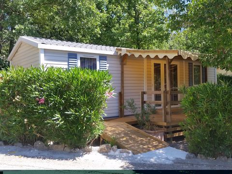 MOBILHOME 4 personnes - Mobilhome CHAUMIERE - PMR 2 chambres Climatisées 4 pers