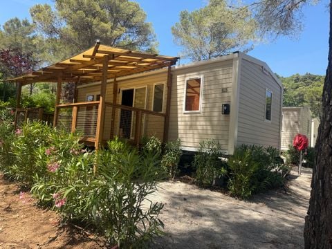 MOBILHOME 6 personnes - Mobilhome Premium Prestige 2026 - 3 chambres + Clim + Lave-vaisselle + TV 6 pers