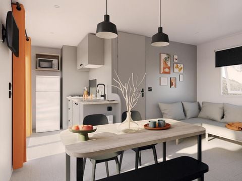 MOBILHOME 6 personnes - Mobilhome Premium Prestige 2026 - 3 chambres + Clim + Lave-vaisselle