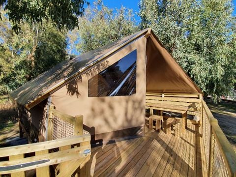 TENTE TOILE ET BOIS 4 personnes - SALECCIA