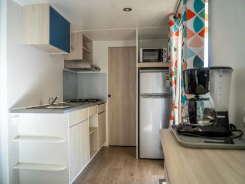 MOBILHOME 4 personnes - Mobil Home Aqua 2ch 4pers Terrasse Semi-Couverte Clim