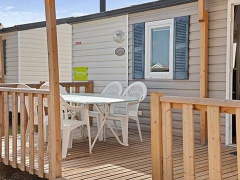 Bungalow 6 personnes - Mobil-home | Comfort | 2 Ch. | 4/6 Pers. | Terrasse surélevée
