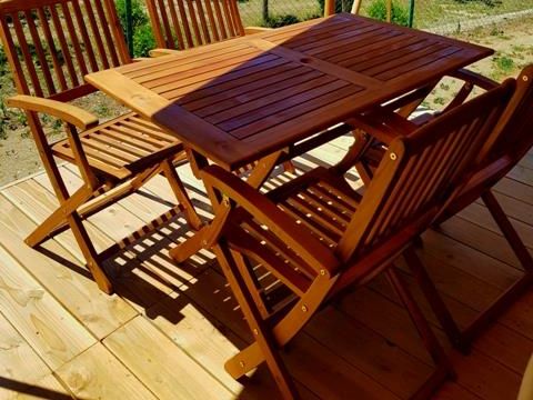 Tente en toile et en bois 4 personnes - Glamping Lodge 1/4 pers