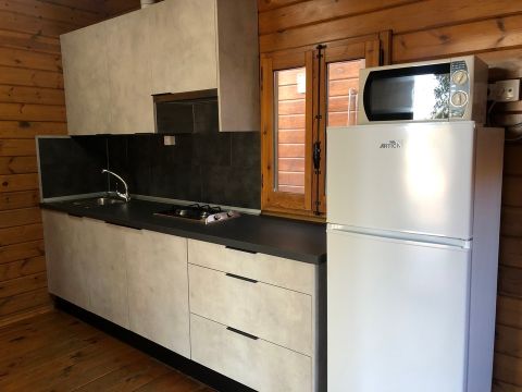 BUNGALOW 5 personnes - Bungalow Redos en Bois 1/5 pers