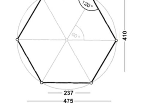 TENTE 3 personnes - Glamping Rafal 1/3 pers
