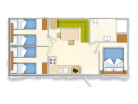 MOBILHOME 6 personnes - BAIA SARDINA