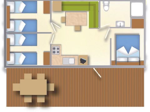 MOBILHOME 6 personnes - BAIA SARDINA