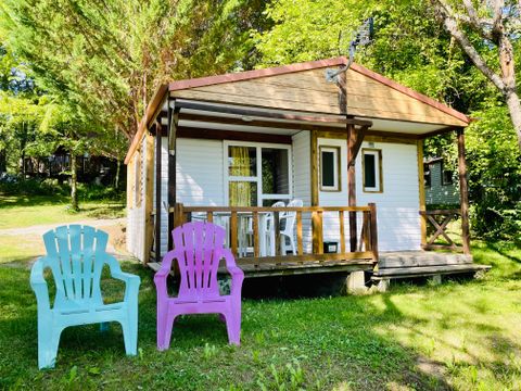 CHALET 5 personnes - Chalet Châtaigner Standard 23m² - 2 chambres + Terrasse couverte 8m² 5 pers.