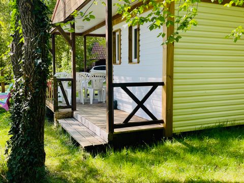 CHALET 5 personnes - Chalet Châtaigner Standard 23m² - 2 chambres + Terrasse couverte 8m² 5 pers.