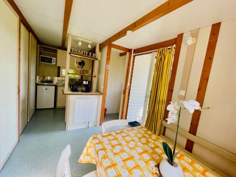 CHALET 5 personnes - Chalet Châtaigner Standard 23m² - 2 chambres + Terrasse couverte 8m² 5 pers.