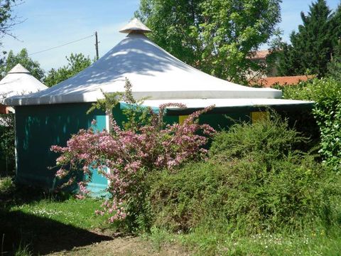 BUNGALOW TOILÉ 5 personnes - Bungalow Toilé Cerisier Standard 25m² - 2 chambres + Terrasse couverte 10m² 5 pers. 