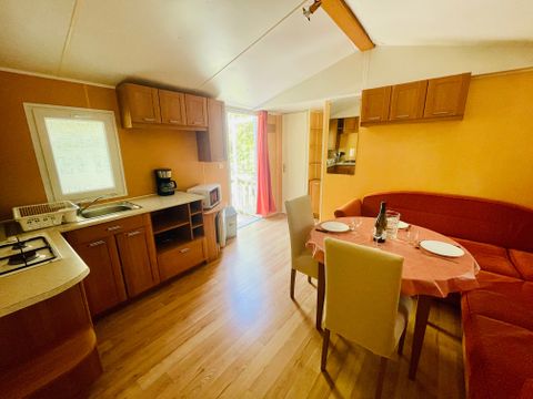 Mobilhome 4 personnes - Mobilhome Chêne Confort 30m² - 2 chambres + Terrasse couverte 14m² 4 pers.