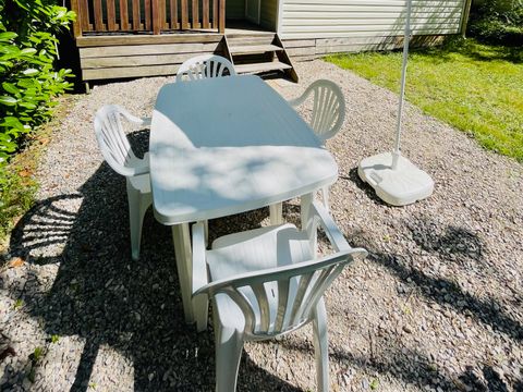 MOBILHOME 4 personnes - Frêne Confort 23m² - 2 chambres + Terrasse couverte 4m² 4 pers. 