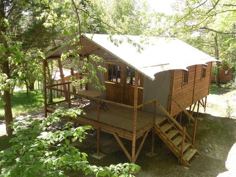 LODGE 5 personnes - Lodge Erable Confort 25m² - 2 chambres + Terrasse couverte 12m² 5 pers.