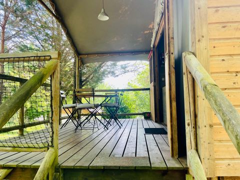 LODGE 5 personnes - Lodge Erable Confort 25m² - 2 chambres + Terrasse couverte 12m² 5 pers.