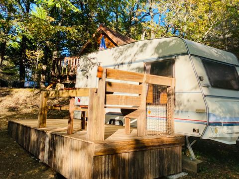 CARAVANE 2 personnes - Locaravane 10m² + Terrasse 9m²