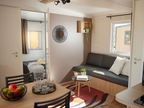 MOBILHOME 4 personnes - Homeflower Premium 29m² (4pers)  2CH +SDB+WC +TV + LV - Vue canal