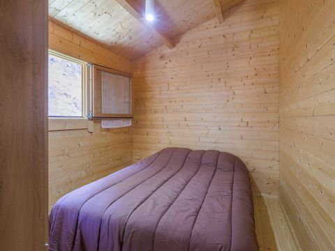 Chalet 4 personnes - Chalet Bois Nature Confort 25m² (2ch - 4 pers) + Clim ( S )