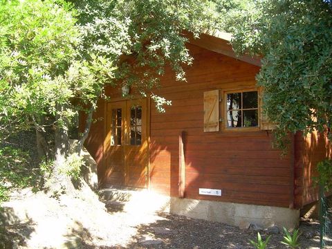 Chalet 5 personnes - Chalet Bois Nature Confort 38m² avec Clim (S ) 4 pers