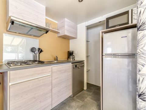 MOBILHOME 6 personnes - Premium | 2 Ch. | 4/6 Pers. | Terrasse surélevée | Clim.
