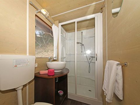 Tente en toile et en bois 5 personnes - Tente Super Lodge | 2 Ch. | 4/5 Pers. | 1 SDB