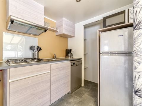 Mobilhome 6 personnes - Mobil-home | Premium | 2 Ch. | 4/6 Pers. | Terrasse surélevée | Clim.