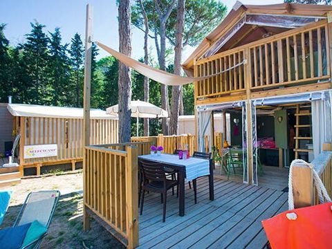 LODGE 4 personnes - Lodge | 2 Ch. | 4 Pers. | Terrasse surélevée non couverte