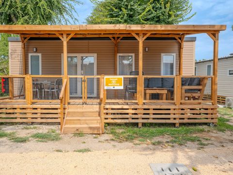 MOBILHOME 6 personnes - Mobil-home | Premium | 3 Ch. | 6 Pers. | Terrasse surélevée | Clim.