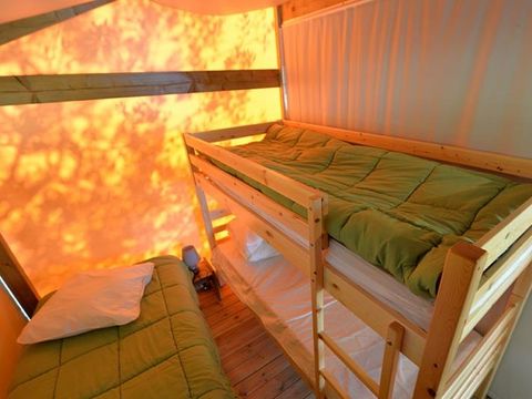 TENTE TOILE ET BOIS 5 personnes - Safari Confort