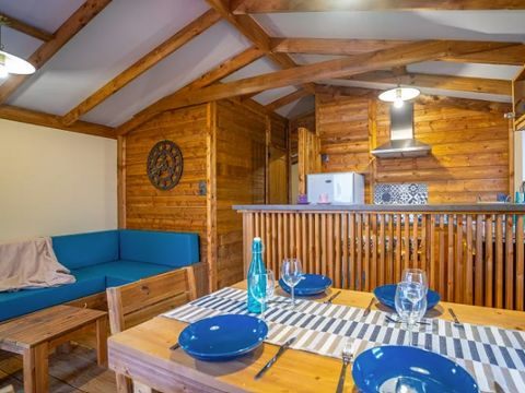MOBILHOME 5 personnes - Cabane Lodge VIP - 2 chambres