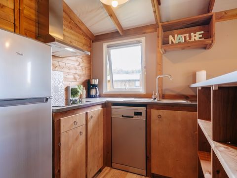 MOBILHOME 5 personnes - Cabane Lodge VIP - 2 chambres