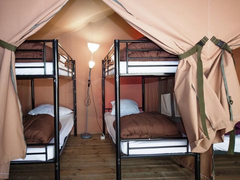 TENTE TOILE ET BOIS 6 personnes - LODGE CONFORT Kenya | 6 pers. 2 ch.