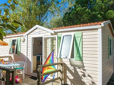 Mobilhome 6 personnes - Classic XL | 2 Ch. | 4/6 Pers. | Terrasse surélevée | TV