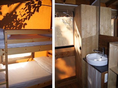 LODGE 8 personnes - Lodge COTTON 32m2  6/8 P (3 chambres)