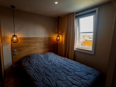 MOBILHOME 5 personnes - NEW 2023 ! Cottage MAGNOLIA + jacuzzi 32m² (2 chambres)