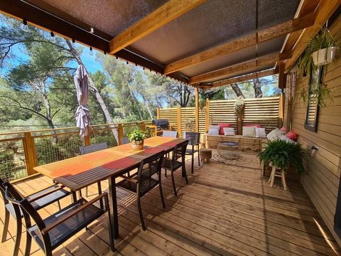 MOBILHOME 8 personnes - Cottage COTE JARDIN 40m² (3 chambres)