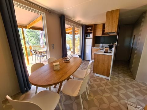 MOBILHOME 8 personnes - Cottage COTE JARDIN 40m² (3 chambres)