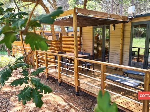 MOBILHOME 5 personnes - Cottage MAGNOLIA 32m² (2 chambres)