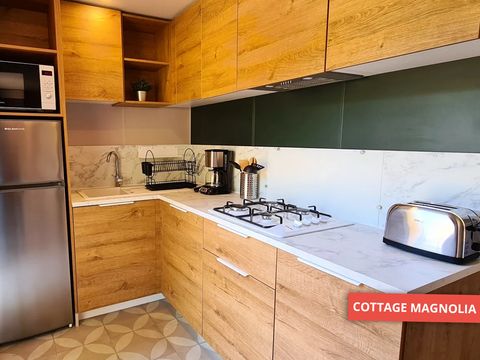 MOBILHOME 5 personnes - Cottage MAGNOLIA 32m² (2 chambres)