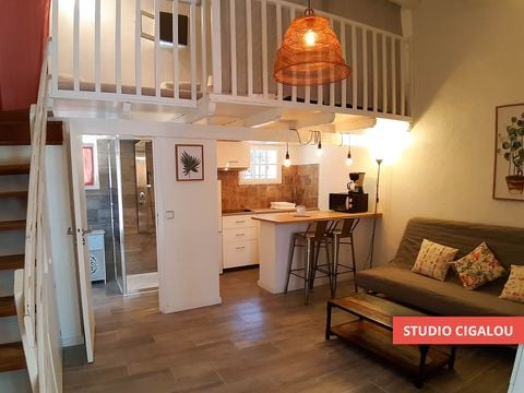STUDIO 5 personnes - Studio CIGALOU + mezzanine