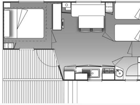 MOBILHOME 4 personnes - Ty Lok