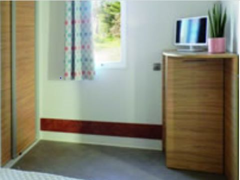 MOBILHOME 6 personnes - Mobil Home PMR Ty Lok 3 Pièces 4/6 Personnes + TV