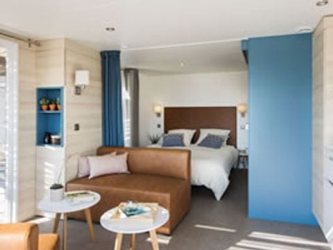 MOBILHOME 2 personnes - Mobil Home Ty Latz Lac 2 Pièces 2 Personnes + TV