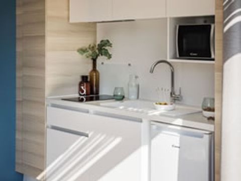 MOBILHOME 2 personnes - Mobil Home Ty Latz Lac 2 Pièces 2 Personnes + TV