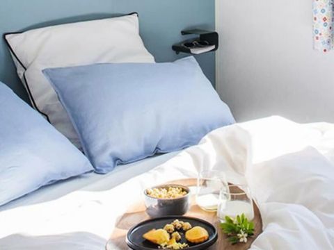 MOBILHOME 5 personnes - Mobil Home Ty Breizh 3 Pièces 5 Personnes + TV