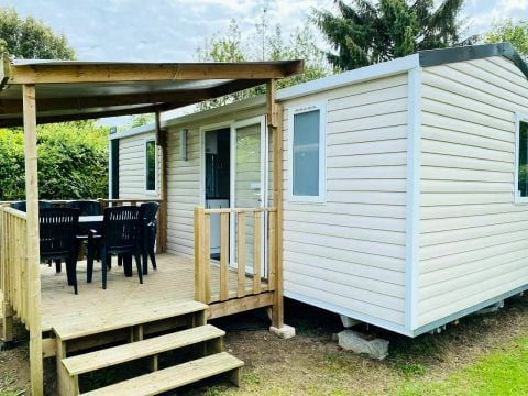 MOBILHOME 5 personnes - Mobil Home Ty Breizh 3 Pièces 5 Personnes + TV