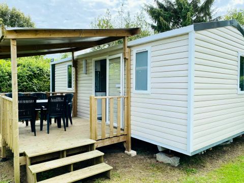 MOBILHOME 5 personnes - Mobil Home Ty Breizh 3 Pièces 5 Personnes + TV
