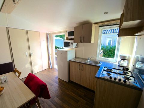 MOBILHOME 6 personnes - Mobil Home Ty Bihan 4 Pièces 6 Personnes + TV