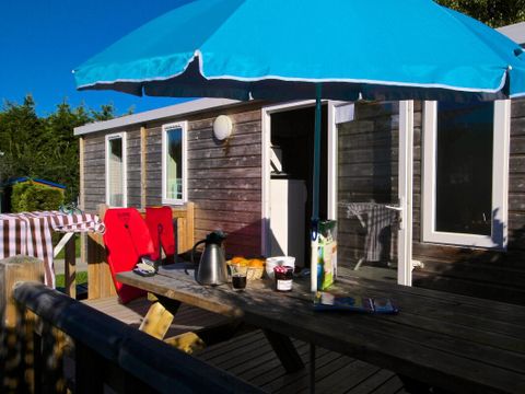 MOBILHOME 6 personnes - Mobil Home Ty Bihan 4 Pièces 6 Personnes + TV