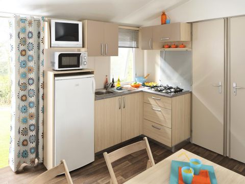 MOBILHOME 6 personnes - Mobil Home Ty Bihan 4 Pièces 6 Personnes + TV